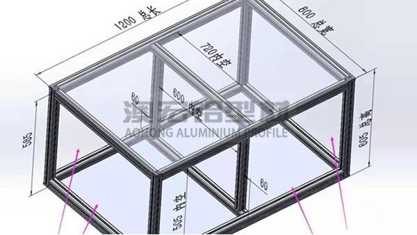 工業(yè)鋁型材框架設計簡單過程介紹